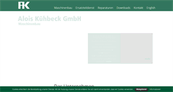 Desktop Screenshot of kuehbeck.de